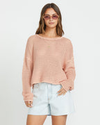 Daybreak Sweater - Faded Rose