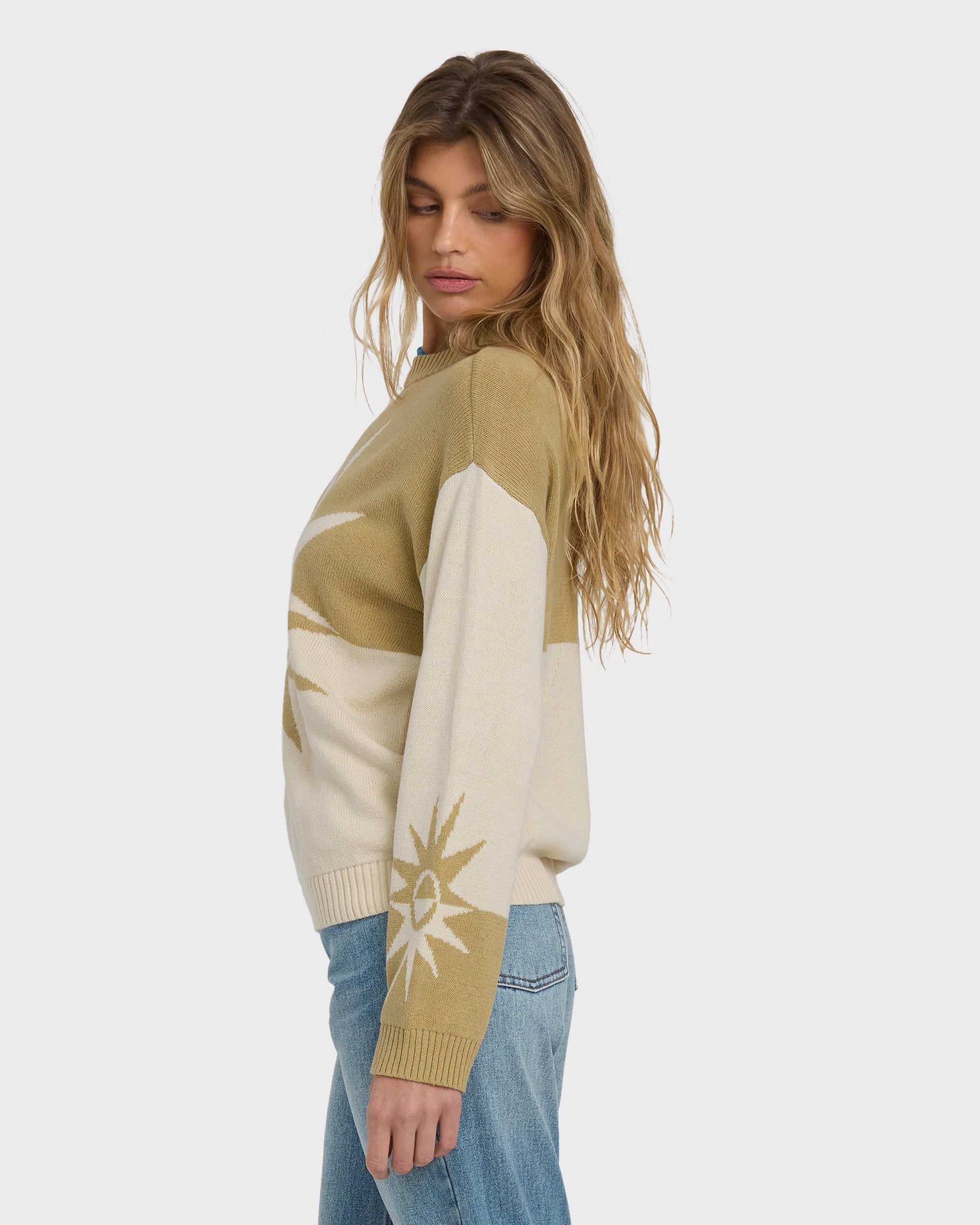 Reverse Heat Sweater - Green Ash