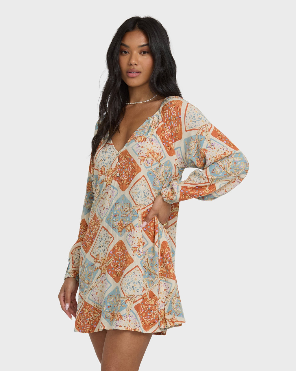 Sweet Dreamer Mini Dress - Whitecap