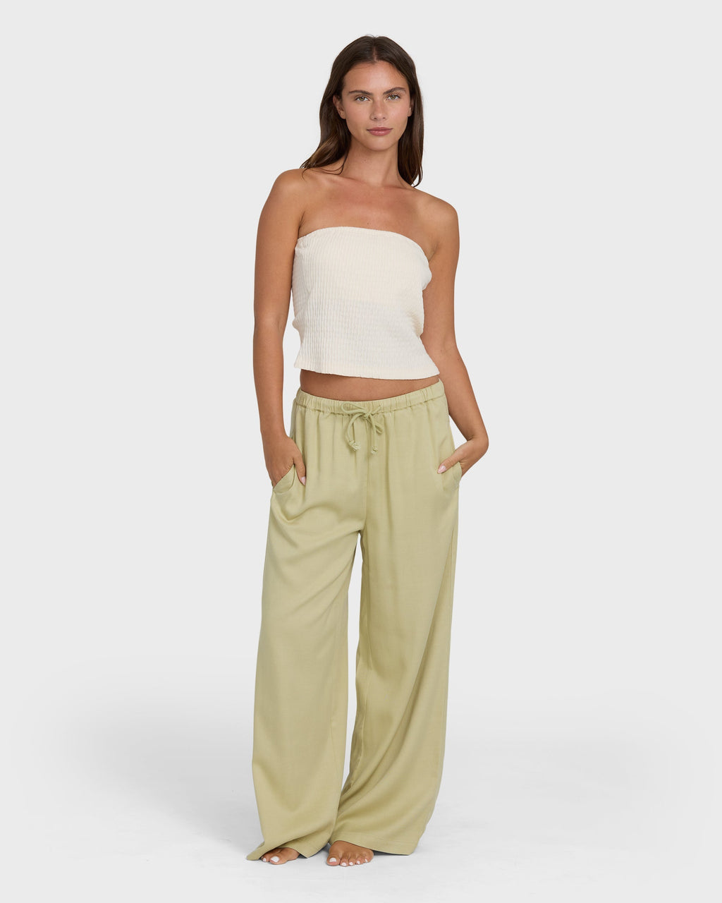 Wanderer Solid Pants - Cactus
