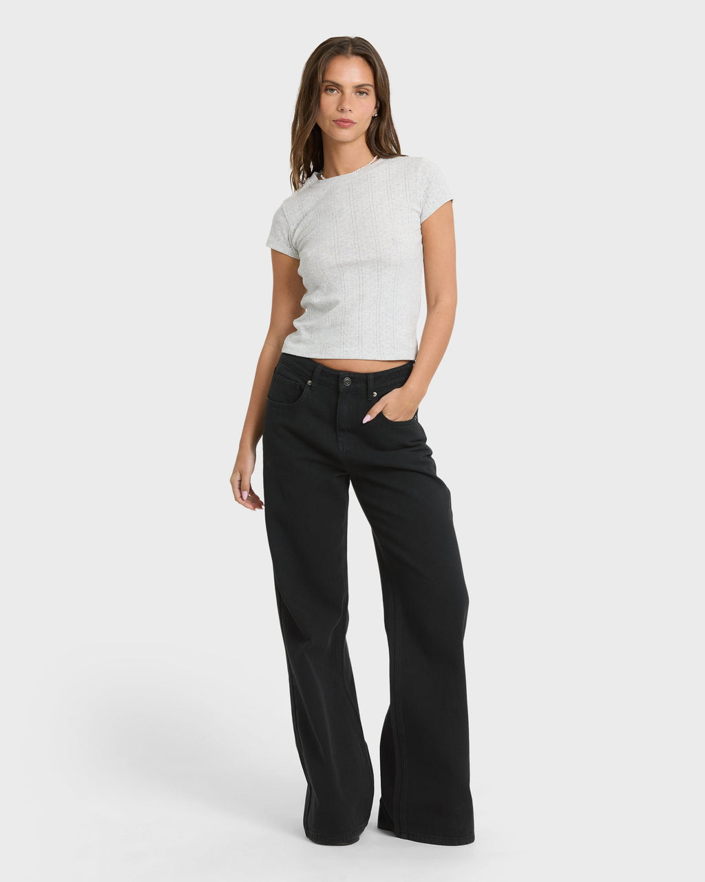 Free Fall Flare Jeans - Black