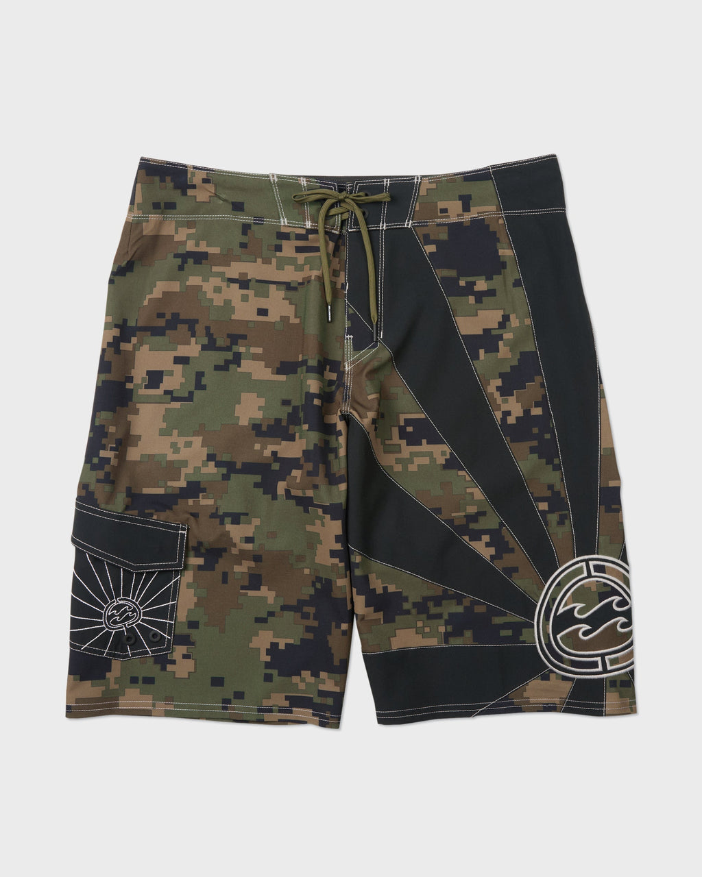 A.I. Rising Sun Pro 22 Boardshorts - Dark Olive