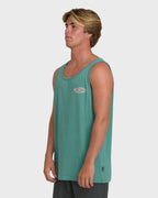 Heritage Arch Premium Tank Top - Deep Sea