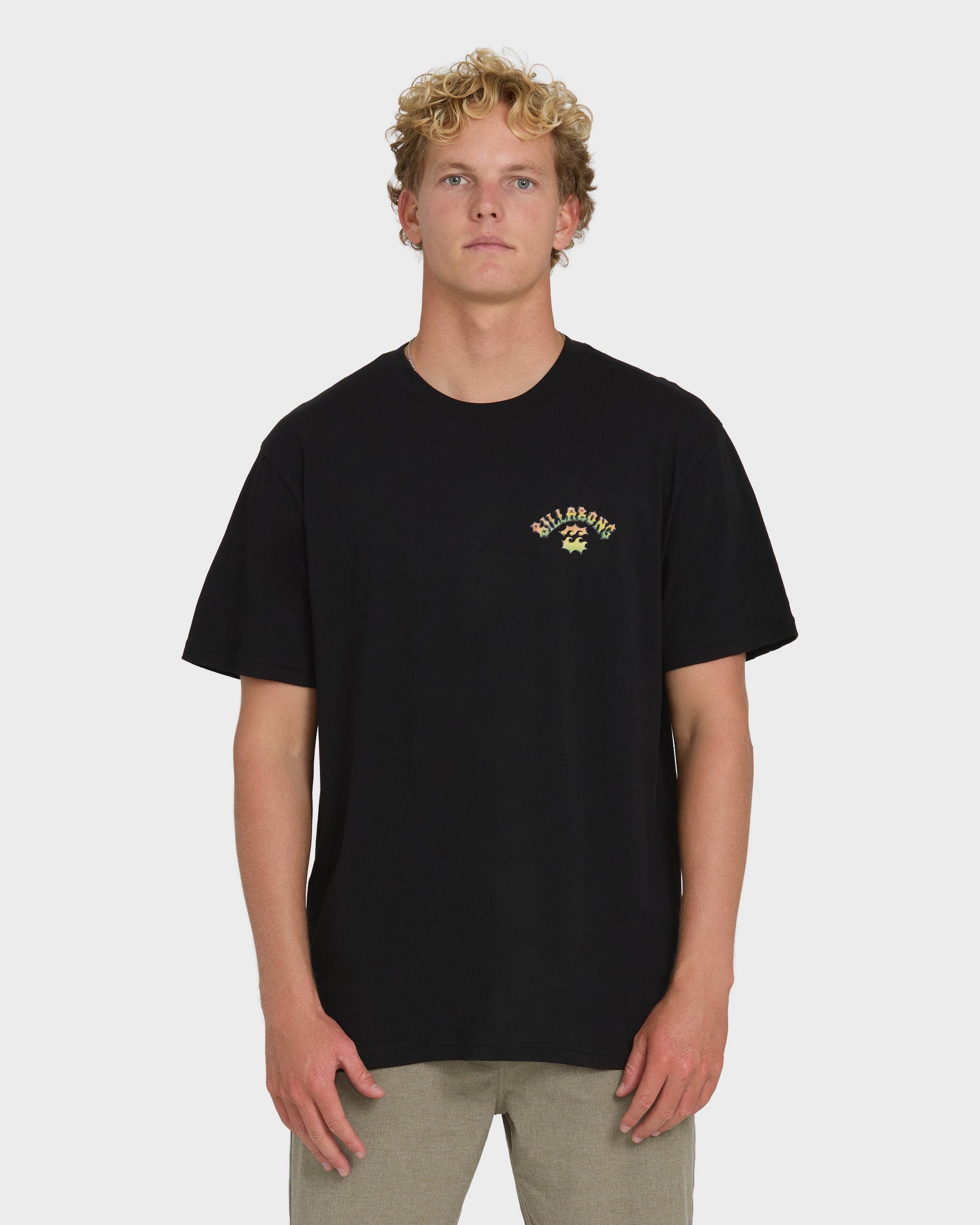 Nanda Ormond Occy Premium Short Sleeve Knit Graphic T-Shirt - Black