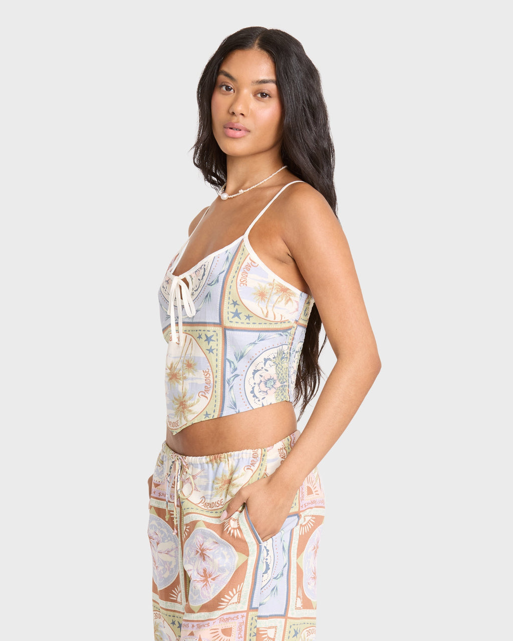 Into The Sun Tank Top - White Cap